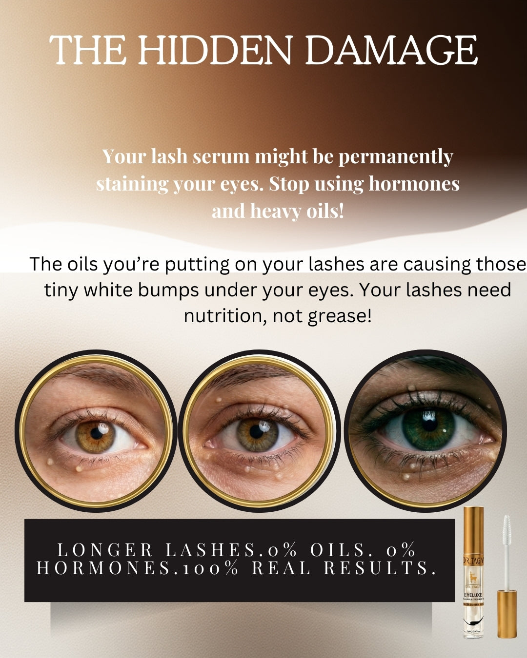 Eyeluxe | Water-Based Peptide Lash & Brow Serum by Dr. Tagy