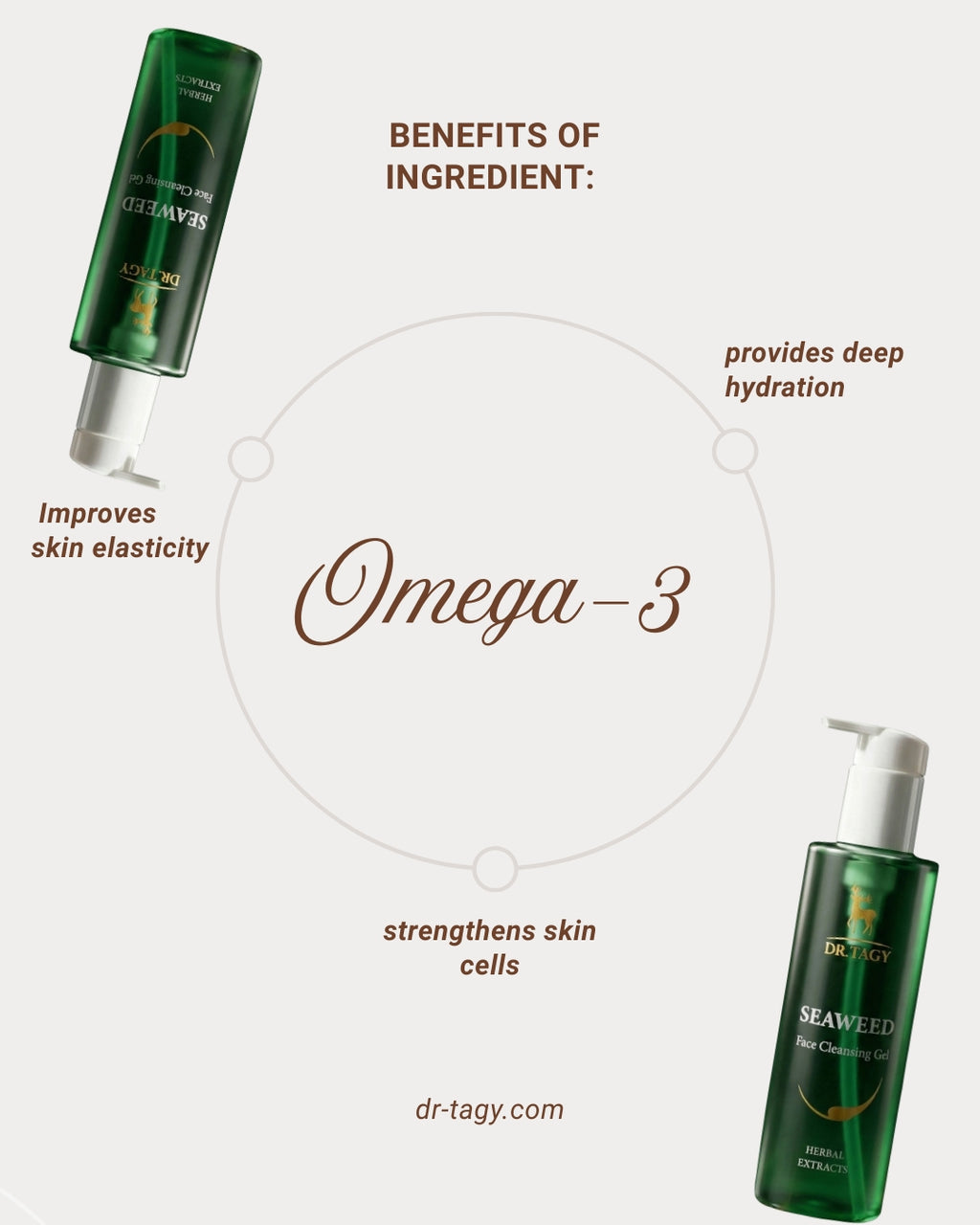 Seaweed Face Cleanser with Omega-3 – 200 ml