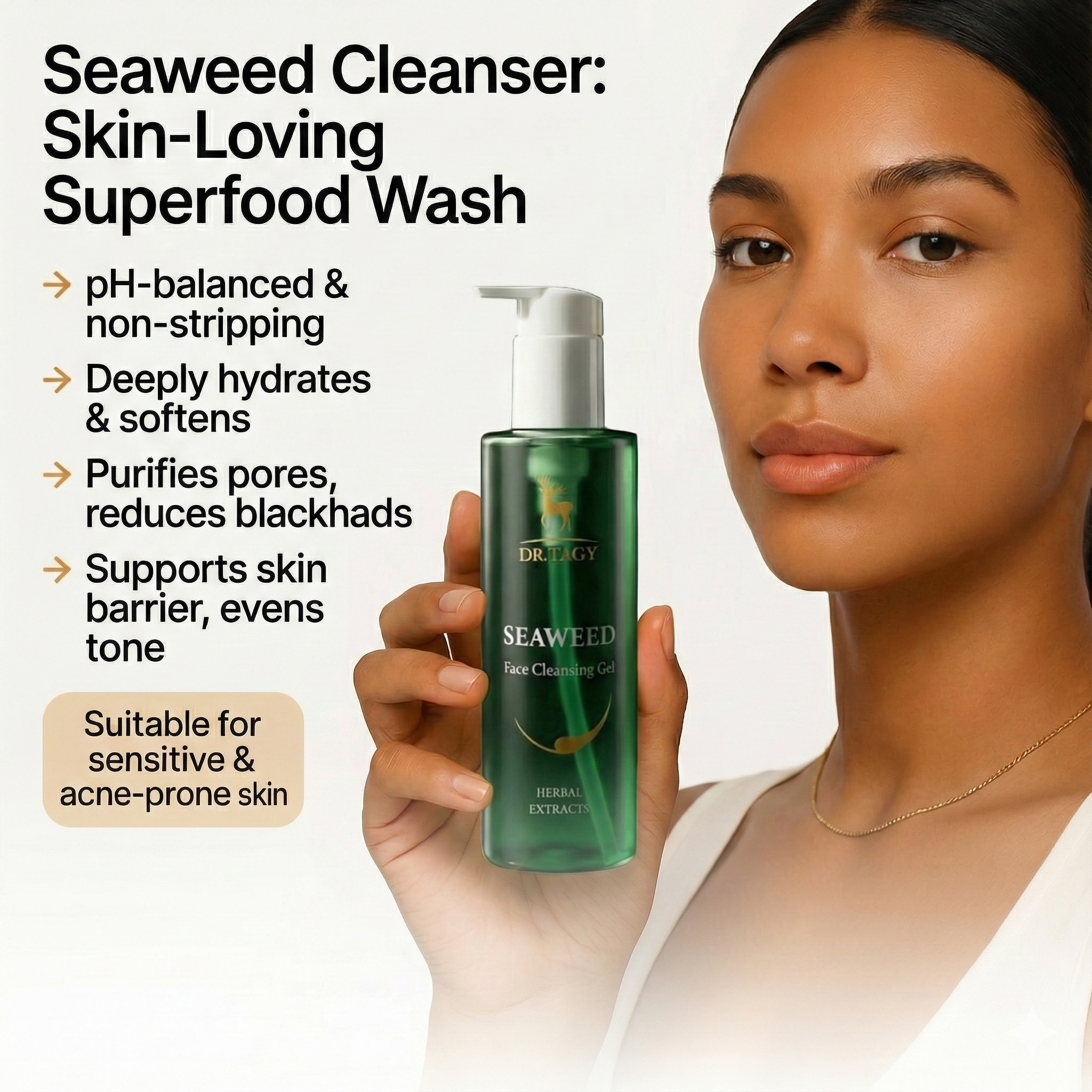 Seaweed Face Cleanser with Omega-3 – 200 ml