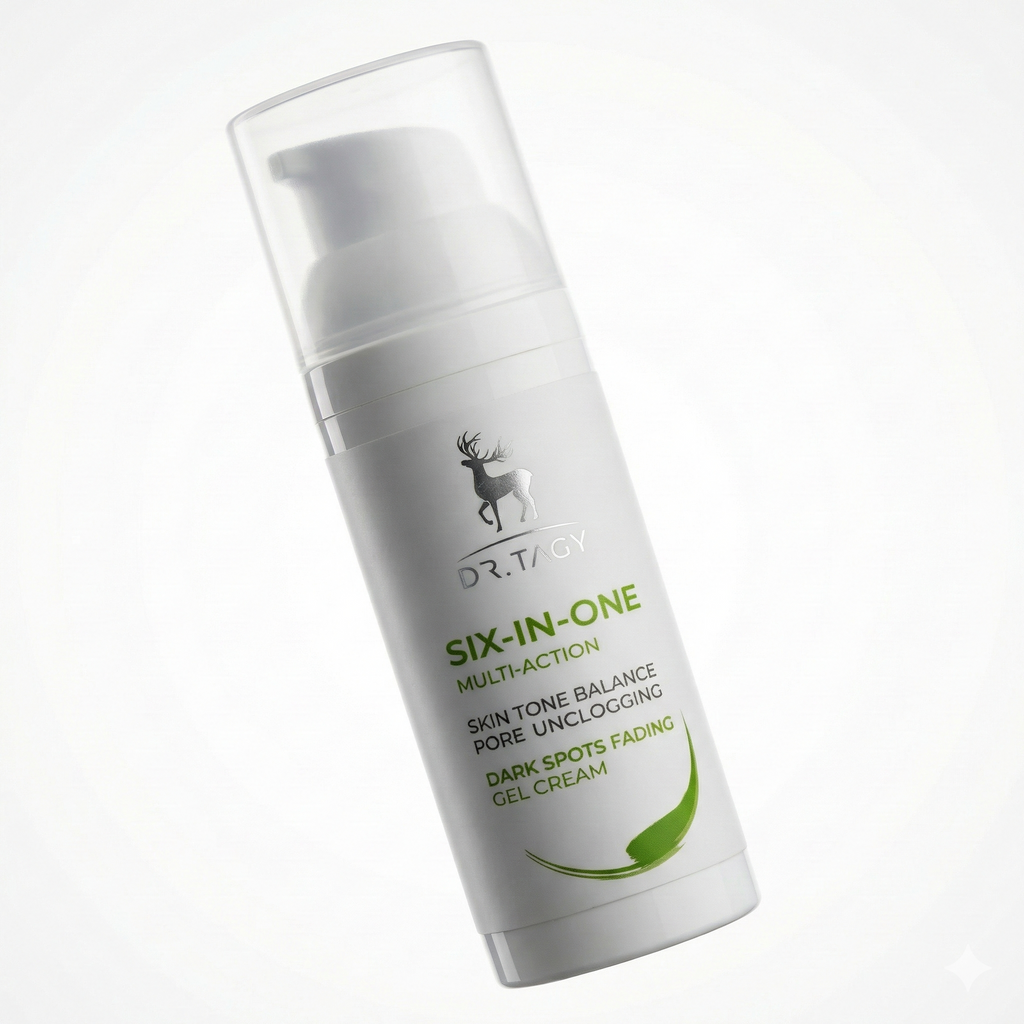 Six in One Cream – Lightweight Fast-Absorbing Gel by DR TAGY (50ml)
